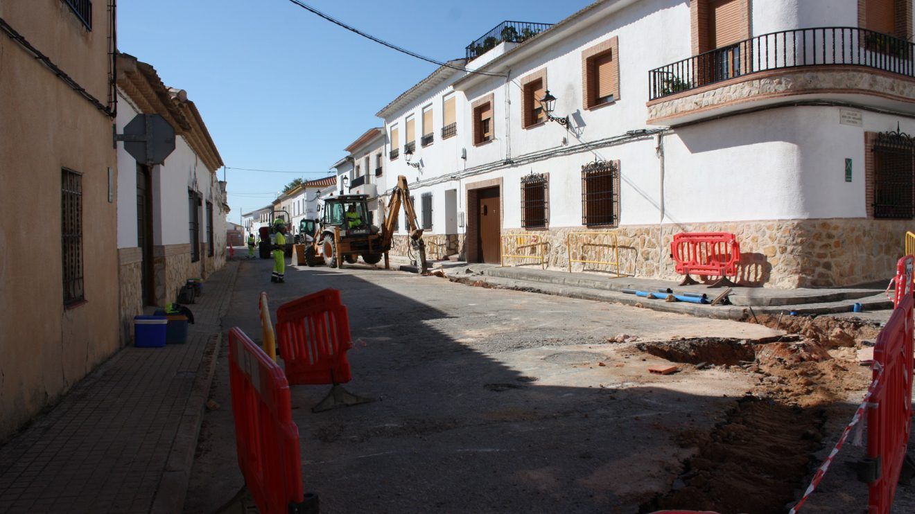 Obras renovación redes agua