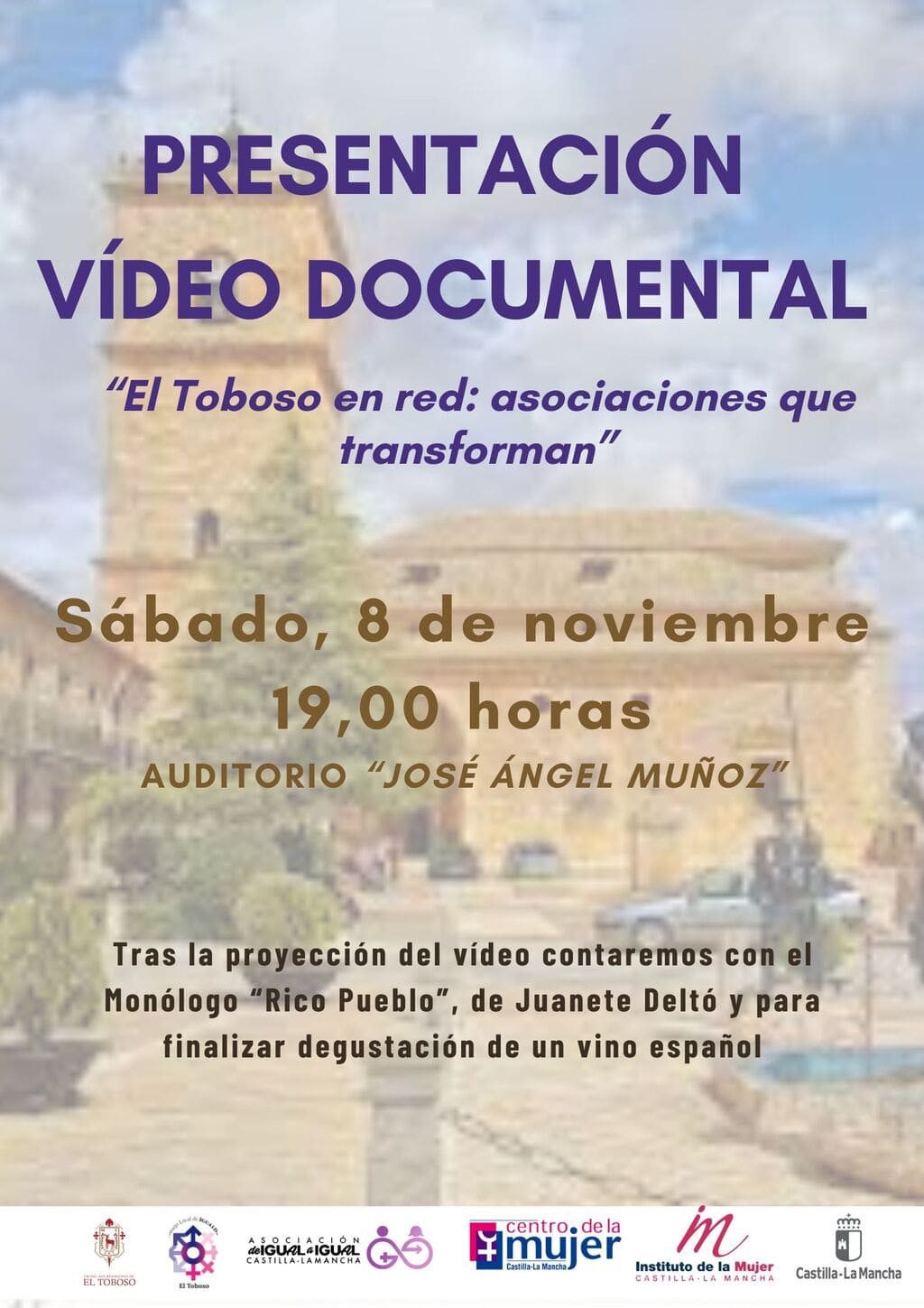 CARTEL PRESENTACION VIDEO 8 NOV